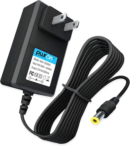 Adaptador de repuesto de CA a CC de 12 V compatible con teclado de piano Casio AD-A12150LW / AD-A1215LW PX-130 PX-350 PX-160 PX-150 CDP-120 CTK-6000