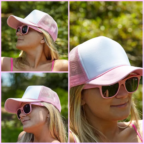 Miniatura 19 de Funky Junque Gorra de béisbol de béisbol en blanco para hombre y mujer