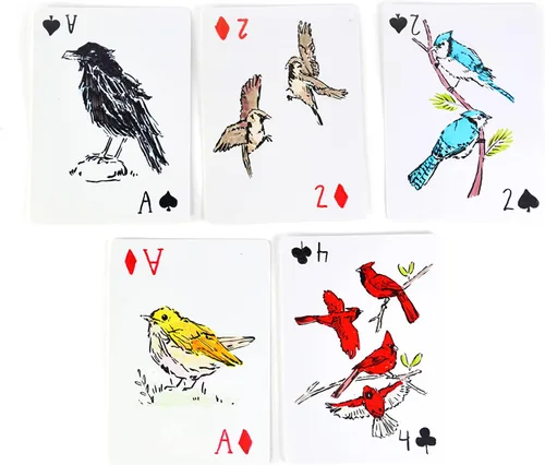 Miniatura 4 de Apostrophe Games Naipes en blanco – 54 cartas para escribir – Baraja personalizada con lujoso acabado mate – Cartas divertidas y geniales para niños