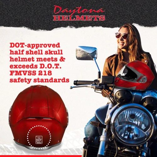 Miniatura 3 de Daytona Helmets Glide - Casco modular de motocicleta – Casco abatible aprobado por DOT – Casco de motocicleta de cara completa listo para Bluetooth