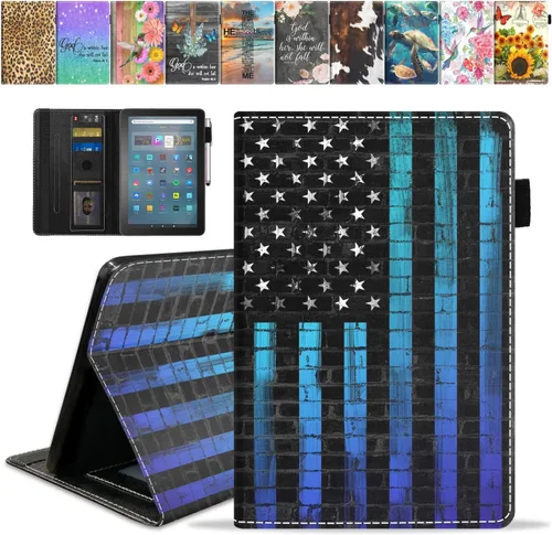 Miniatura 18 de Funda para tableta Amazon Fire Max 11 (11 pulgadas, 13ª generación, versión 2023) con ranura para tarjetas y apagado y encendido automático, funda