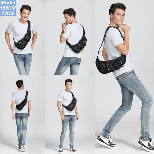 Miniatura 75 de Nicgid Sling Bag - Mochila bandolera para hombre), LYSB01NH075BJ-SPRTSEQIP