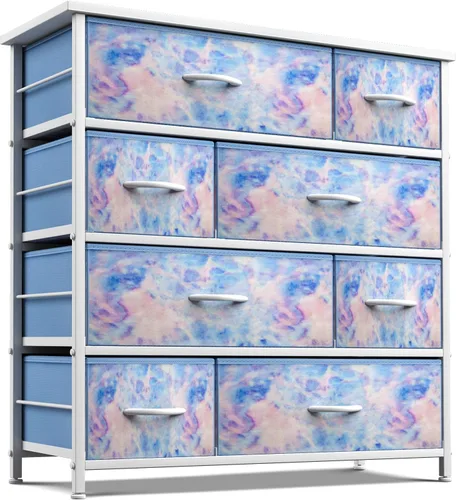 Miniatura 20 de Sorbus Cómoda con 8 cajones – Cómoda de almacenamiento de muebles para niños, adolescentes, dormitorio, guardería, sala de juegos, ropa, juguetes