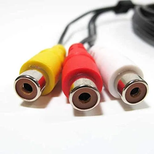 Miniatura 3 de SF Cable, Cable de extensión de audio y video de 3 RCA macho a 3 RCA hembra (6 pies)