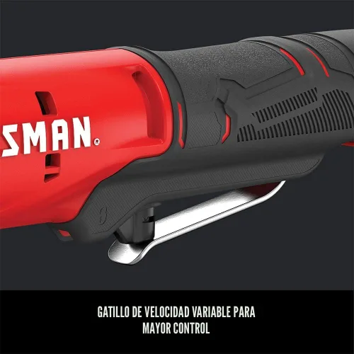 Miniatura 6 de CRAFTSMAN V20 Llave de trinquete inalámbrica, transmisión de 3/8 pulgada, 300 RPM, hasta 4,7 m·kg de par, herramienta desnuda solamente (CMCF930B)