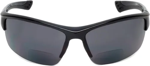 Miniatura 2 de Calabria Sport 202BF - Gafas de seguridad bifocales para lectura para hombres y mujeres, antivaho envolvente, protección UV tintada, sin montura