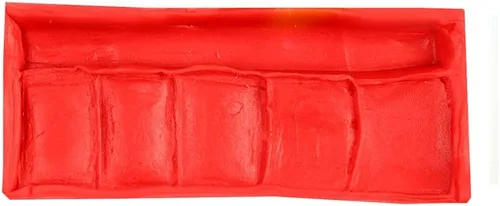 Miniatura 2 de O'Creme Molde de silicona para fondant, cosméticos: paleta de sombras de ojos; Uso para pudín de chocolate, dulces, gelatina, modelado de jabón