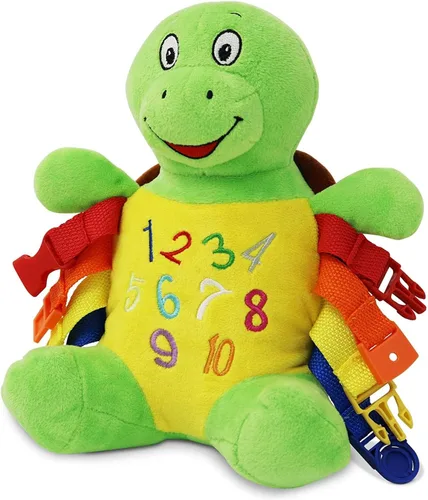 Miniatura 8 de Buckle Toys - Tortuga Belle - Actividad de aprendizaje - Desarrollar habilidades motoras y resolución de problemas - Contar y reconocimiento