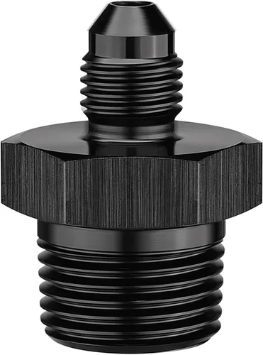 Miniatura 36 de EVIL ENERGY Adaptador de ajuste de 6AN a 3/8" NPT macho de 90 grados, aluminio