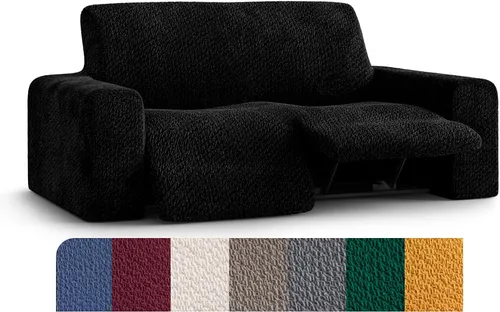 Miniatura 27 de PAULATO BY GA.I.CO. Funda reclinable – Funda de ajuste suave – Protector elástico de muebles reclinables de 1 pieza – Tela de terciopelo lavable a