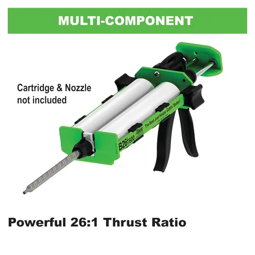 Miniatura 2 de Albion Engineering Company B26T600 pistola de adhesivo de cartucho multicomponente manual de la serie B-Line, 1:1 Ratio (300 x 300 ml) & 2:1 Ratio