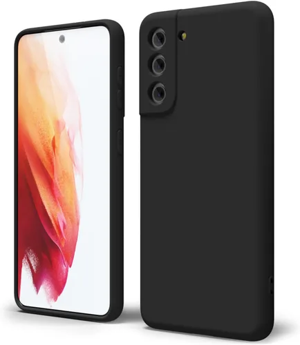 oakxco Funda para teléfono Samsung Galaxy S21 Plus de silicona líquida con agarre, linda delgada fina suave de goma TPU lisa y suave, cubierta de