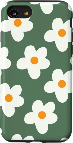 Miniatura 18 de Retro 60s flower vintage floral pattern sage green Groovy Case for iPhone 16
