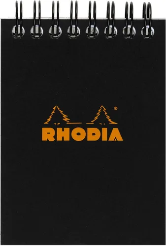 Miniatura 9 de Rhodia Bloc de notas encuadernado con alambre, A4, punto - negro (185039C)