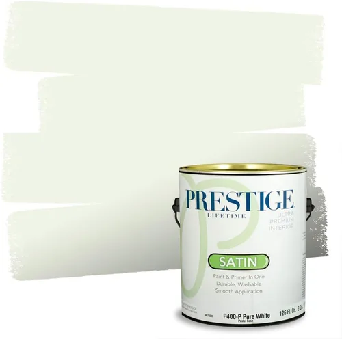 Miniatura 73 de PRESTIGE Pintura exterior e imprimación en uno, aloe, plano, 1 galón