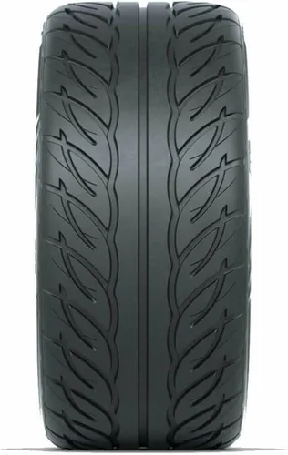 Miniatura 6 de GTW Juego de 4 ruedas y neumáticos para carrito de golf de 15 pulgadas GTW Stellar negro mate/ruedas mecanizadas en neumáticos radiales Fusion GTR