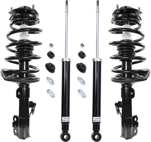 Miniatura 58 de Detroit Axle - Puntales y Amortiguadores para Chevy Traverse Buick Enclave GMC Acadia Saturn Outlook 2007-2012, 2 puntales delanteros con resorte