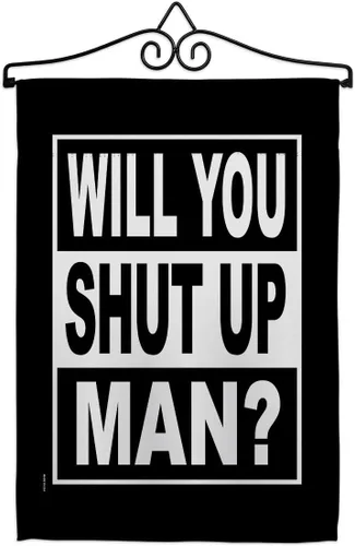 Miniatura 26 de Will You Shut Up Garden House Flag - Set Patriotic Vote President Democrat Republican Tea Party United State American Election - Decoration Banner