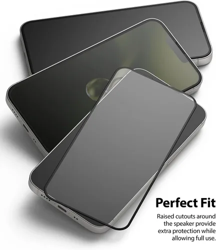 Miniatura 4 de Ringke Protector de pantalla de vidrio de cubierta completa compatible con iPhone 13 Mini, antiarañazos, compatible con fundas, cobertura completa
