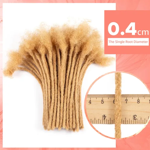 Miniatura 2 de Teresa - Extensión de cabello humano de 4 pulgadas de ancho, color rubio miel #27, 20 hebras, extensiones permanentes que se pueden teñir