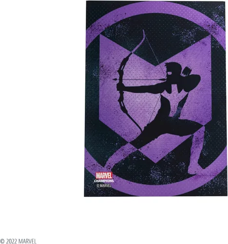 Miniatura 4 de Gamegenic Marvel Champions Fine Art - Fundas para cartas de Hawkeye Art 50+1CT - Las fundas para cartas de Marvel Champions son suaves