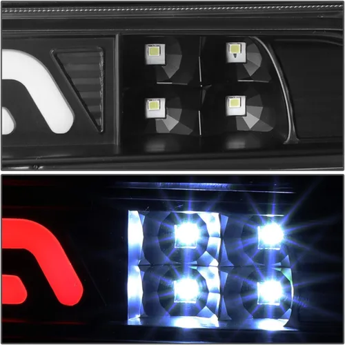Miniatura 4 de DNA MOTORING 3BL-TTU07-3D-LED-BK Carcasa negra 3D LED de montaje alto 3ª tercera luz de freno [compatible con Tundra 07-21] 2-Carcasa negra