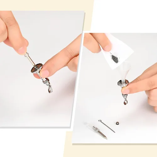 Miniatura 4 de Collar de urna para cenizas para hombre, joyería de cremación, faro, conmemorativo, collar para amantes, soporte para cenizas con kits de relleno