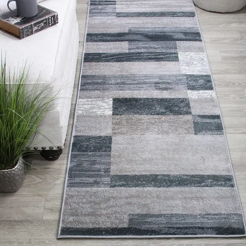 Miniatura 34 de BNM Indoor Small Area Rug, Jute Backing, Modern Geometric, Perfect for Living Room, Dining Room, Bedroom, Hardwood Floors, Office, Dorm, Entryway