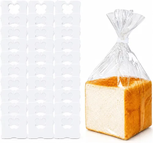 100 clips de plástico reutilizables para pan que mantienen tus alimentos frescos, clips de bolsa de almacenamiento de alimentos de 7/8 x 1 pulgada