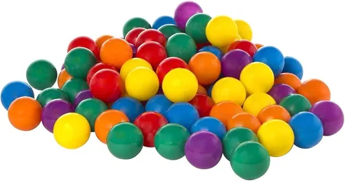 Miniatura 3 de Intex Jump-O-Lene - Casa inflable de rebote para cama elástica con puerta de arrastre y pequeña bola de plástico multicolor divertida para hoyo