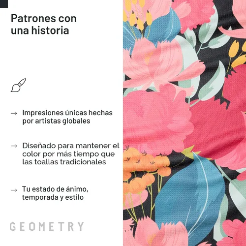 Miniatura 5 de GEOMETRY Toallas de Cocina para Té - Toallas de Platos de Microfibra de Secado Rápido para Cocina Mi Jardín, 18" x 30" 1 Paquete Rosas para ti