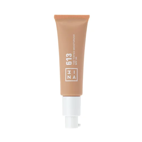 3INA The Tinted Moisturizer SPF 30 - Hidratante facial teñido para mujeres con ácido hialurónico - Base de cobertura ligera a media - 613 - 1.01 oz