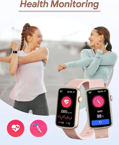 Miniatura 4 de Fitness Tracker, Fitness Watches for Women Men with Heart Rate Monitor Blood Oxygen Sleep Tracker Pedometer, 1.47" Smart Watch Step Calorie Counter