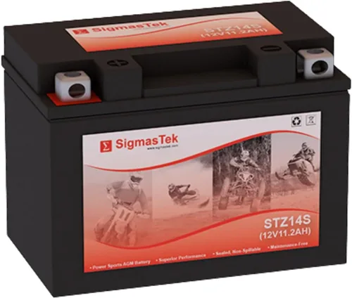 Yuasa YTZ14S - Batería de motocicleta AGM sellada de plomo ácido compatible por SigmasTek, STZ14S 230CCA