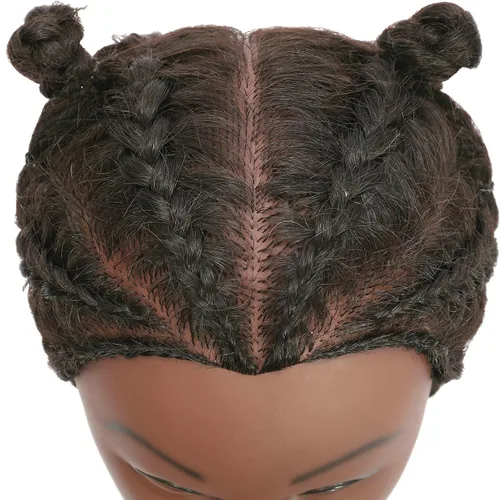 Miniatura 5 de Cabeza de maniquí con cabello rizado afro 100% cabello humano real para práctica de peluquería, cosmetología, muñeca maniquí para peinado, extensión