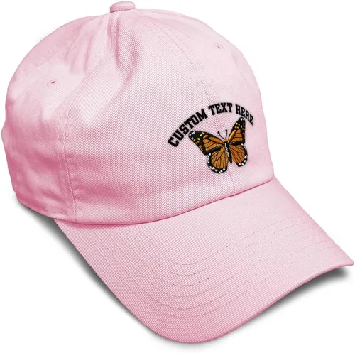 Miniatura 8 de Gorra de béisbol suave con diseño de mariposa monarca, con insectos, bordado de mariposa, de algodón, para hombres y mujeres