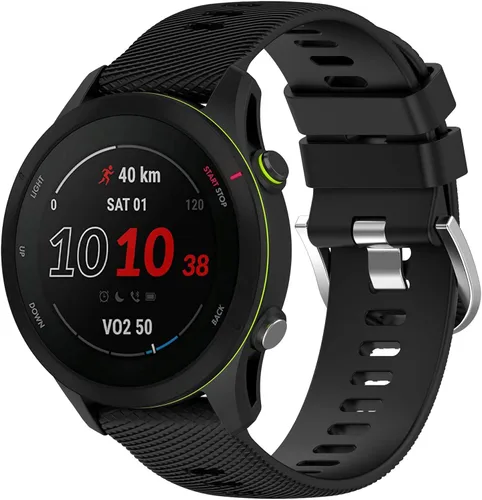 Miniatura 7 de TenCloud Paquete de 10 correas de silicona para reloj de 0.709 in compatibles con Garmin Vivoactive 4S/Vivomove 3S/Venu 2S/Forerunner 255S 265S