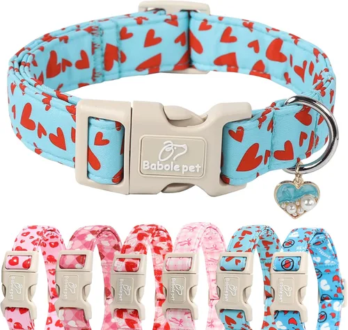 Miniatura 27 de Collar de otoño para perro, lindo collar de cachorro con hojas de otoño, ligero, cómodo, ajustable, para mascotas pequeñas, medianas y grandes
