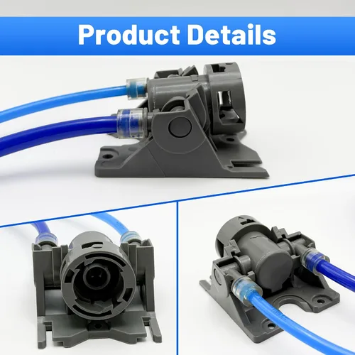 Miniatura 4 de Nueva actualización AKN72949003 Conjunto de cabezal de filtro de refrigerador apto para adaptador de refrigerador LG modelo LMXS28626M, LFXS26566S