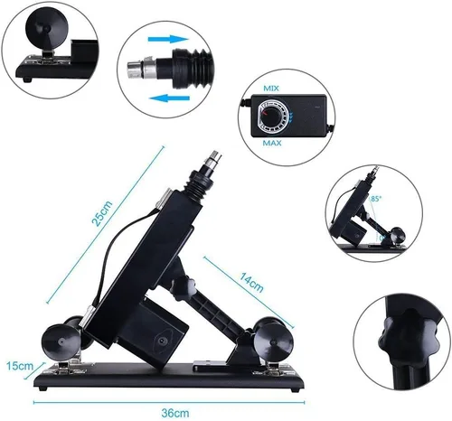 Miniatura 2 de Máquina sexual automática para adultos, juguete para hombres y mujeres, masturbación, ajustable, manos libres, empuje, dispositivo de amor