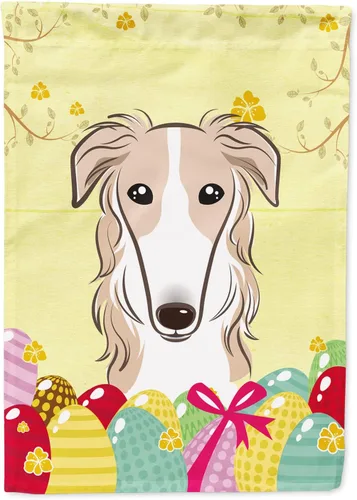 Miniatura 47 de Caroline's Treasures BB1920CHF - Bandera de caza de huevos de Pascua con diseño de bulldog francés, para casa, gran porche, para colgar en la pared
