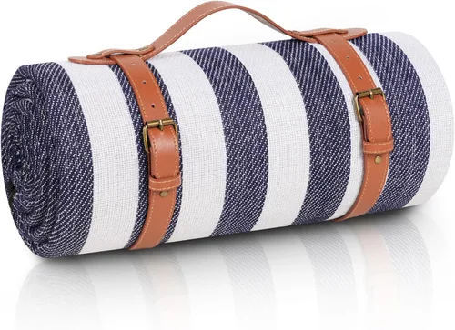 sapsisel Manta de picnic extragrande de 80 x 60 pulgadas, manta de picnic impermeable para la playa