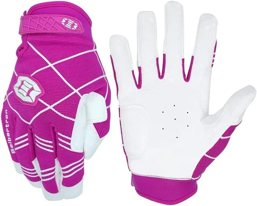 Miniatura 7 de Seibertron B-A-R PRO 2.0 - Guantes insignia de bateo para béisbol, sóftbol y Teeball, con super agarre, ajuste de dedo, múltiples tamaños 11 + 5