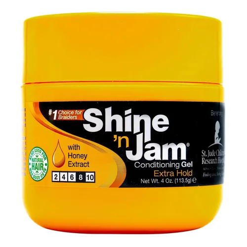 Miniatura 7 de Shine N Jam Gel Acondicionador Extra Hold Tarro de 16 onzas (16.0 fl oz) (paquete de 3)