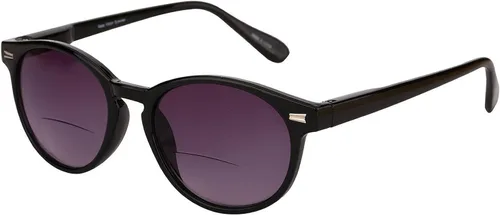 Miniatura 2 de Mass Vision 'The Brilliance' - Lentes de sol bifocales polarizados, redondos, de marco completo, para mujeres y hombres 2 pares negro/tortuga