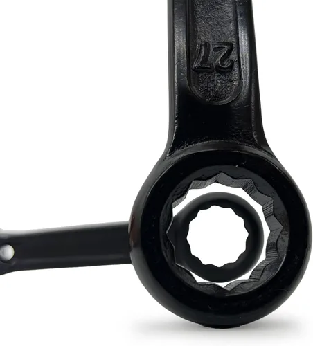 Miniatura 7 de Slogging Box End Striking Ring Llave métrica Slugging Llave plana de un solo anillo 1.417 in