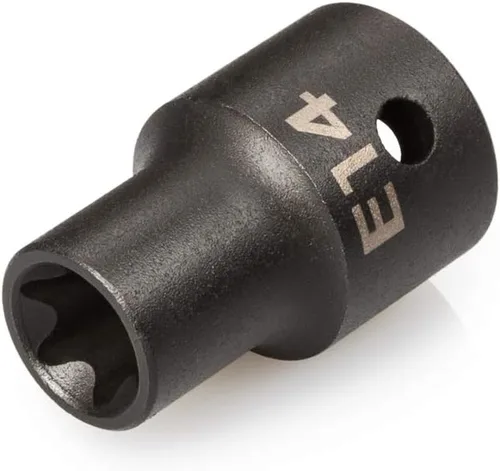 Miniatura 7 de TEKTON Juego de llaves de vaso de impacto con estrella externa de 1/2 pulgada con riel, 9 piezas (E10-E24) SID92100