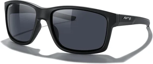 MERRY'S Gafas de sol polarizadas deportivas para hombres y mujeres, para ciclismo, correr, conducir, golf, pesca, protección UV400 S9266 Marco negro