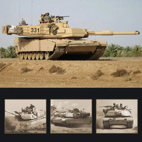 Miniatura 6 de Accesorios de actualización del tanque de control remoto RC adecuados para Henglong 1/16 US Army M1A2 Abrams tanque de batalla principal incluyendo