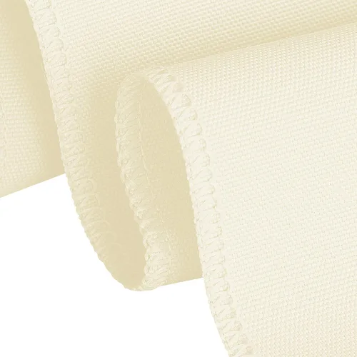 Miniatura 3 de LTC LINENS Mantel rectangular de poliéster marfil de 90 x 132 pulgadas